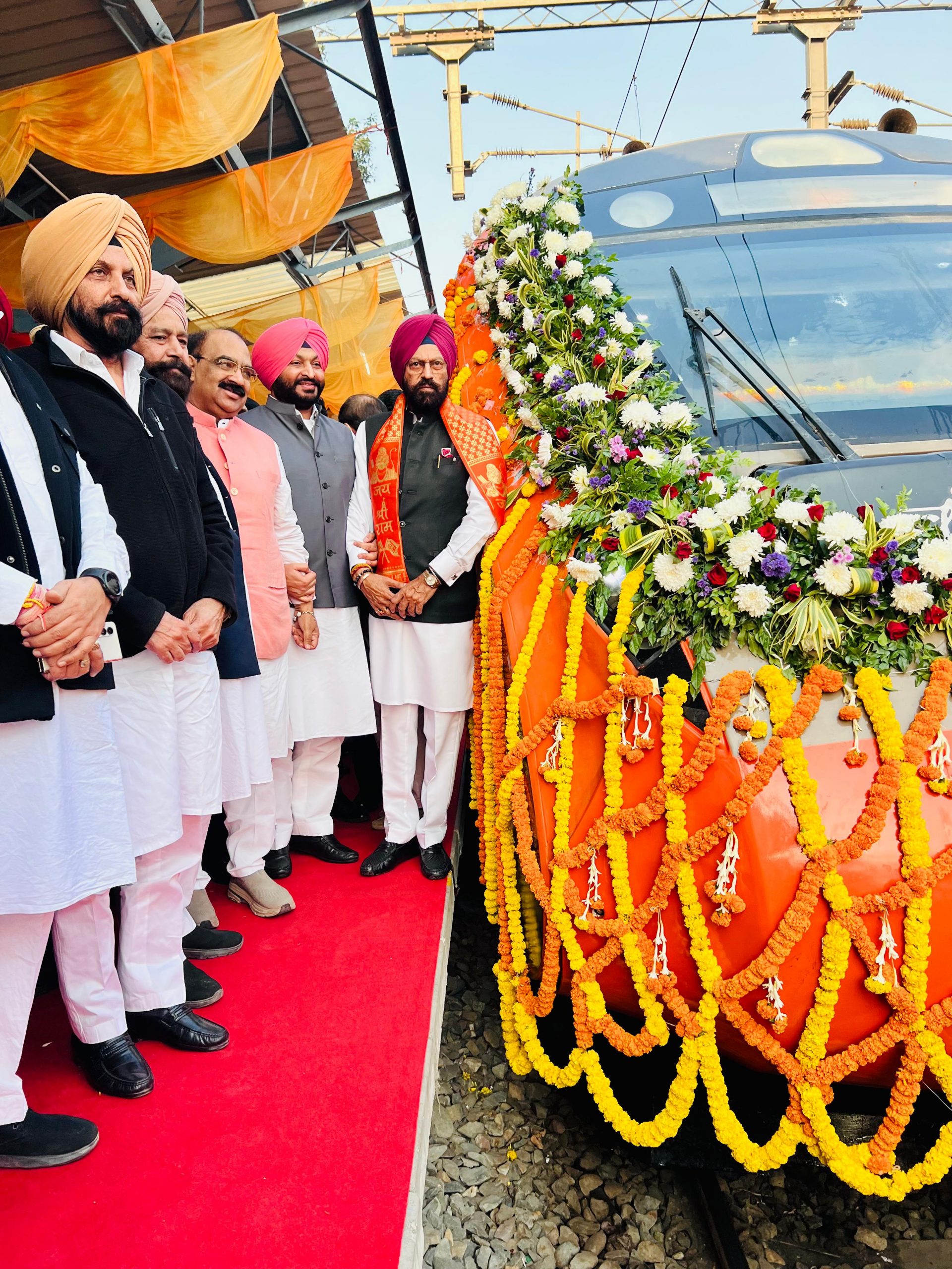 Prime Minister Narendra Modi flagged off the new Firozpur–Delhi Vande Bharat Express 