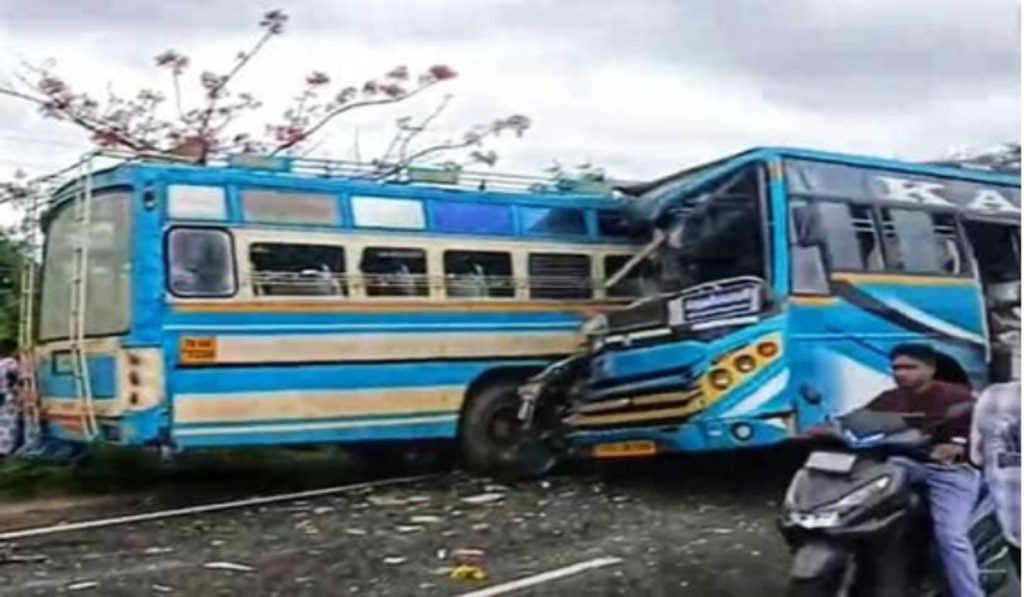 Six killed, over 20 injured as two buses collide near Tenkasi in TN