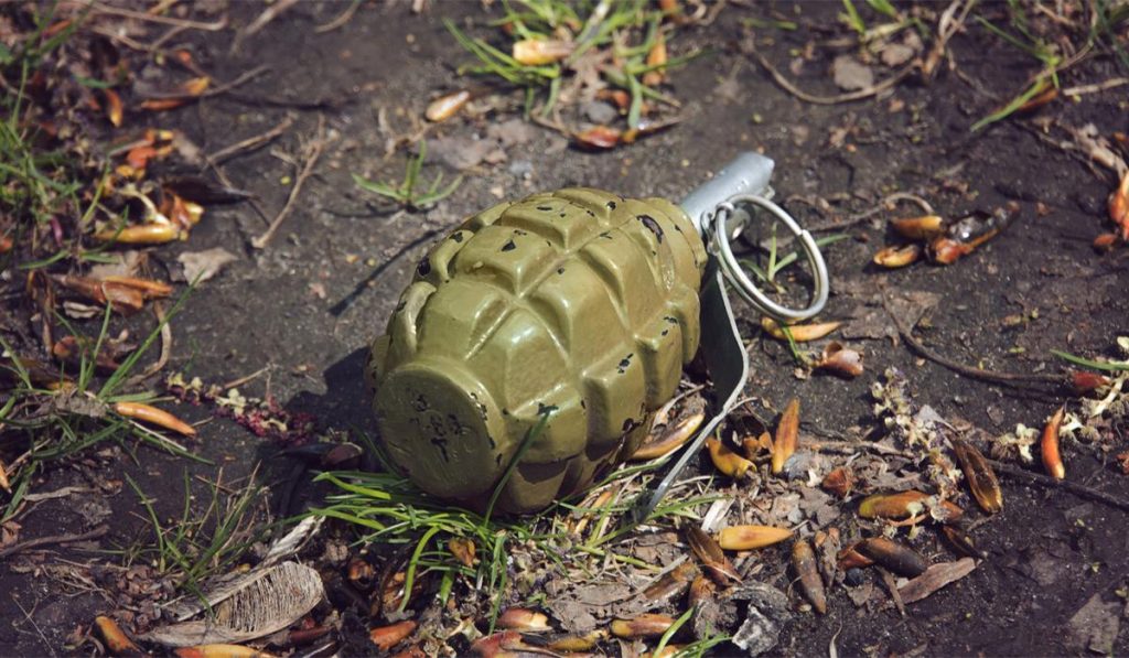 hand grenade case