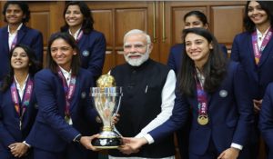 PM Modi Hosts India’s Women’s World Cup-Winning Team