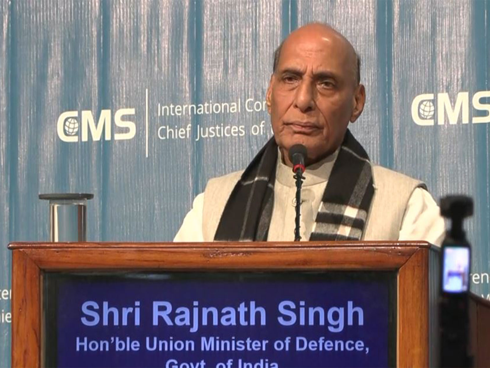 “Many superpowers selectively follow UN rules; halt certain processes in their interest”: Rajnath Singh