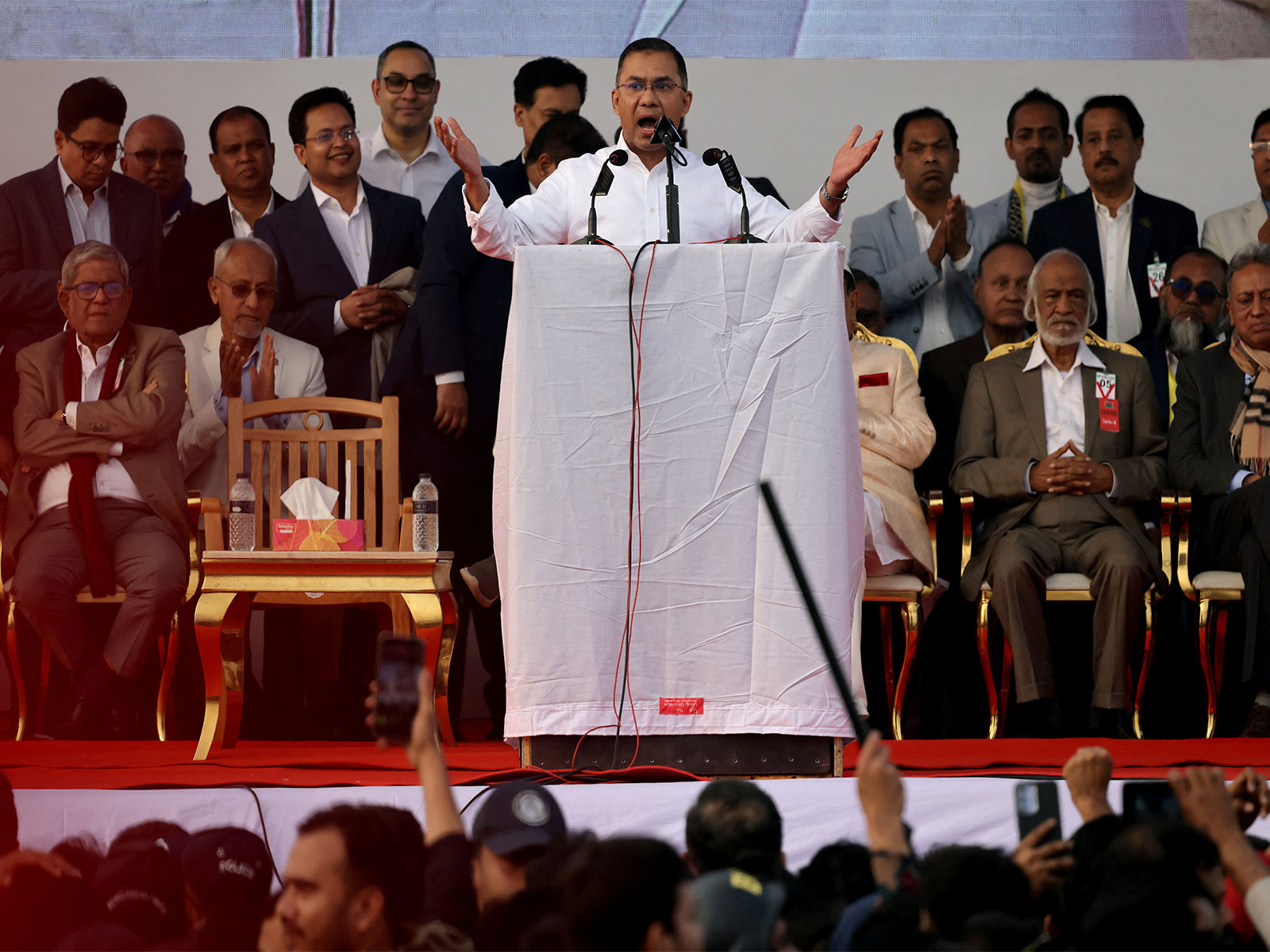 BNP Acting Chairman Tarique Rahman Makes Homecoming, Addresses Massive Rally in Dhaka