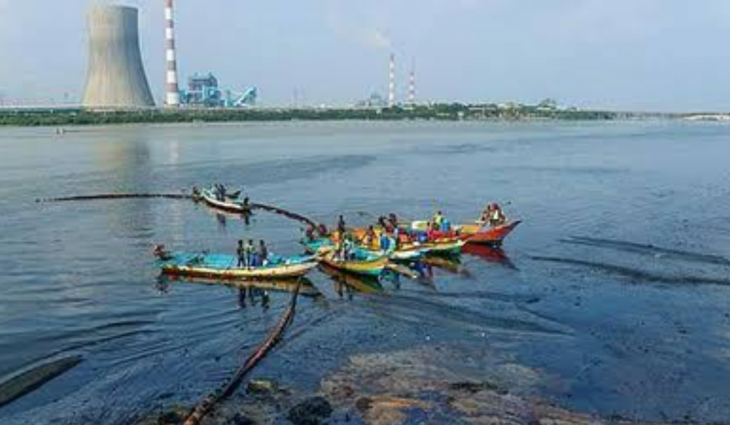 TN Fisherfolk Protest Against Construction Waste Being Dumped into Ennore River