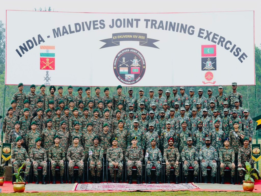 India-Maldives joint military exercise
