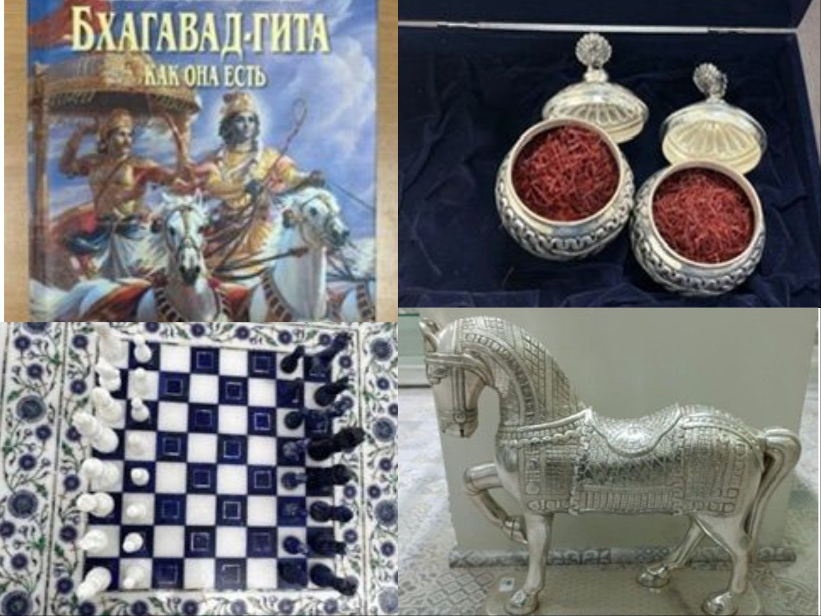 PM Modi presents Putin with Bhagavad Gita, chess set, and silver horse