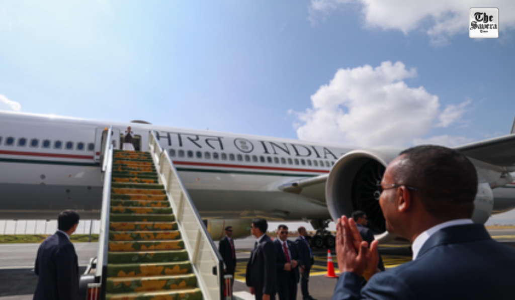Abiy Ahmed drives PM Modi to airport, bids farewell after conclusion of landmark visit