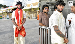 India batter Tilak Varma seeks divine blessings at Tirumala Tirupati temple