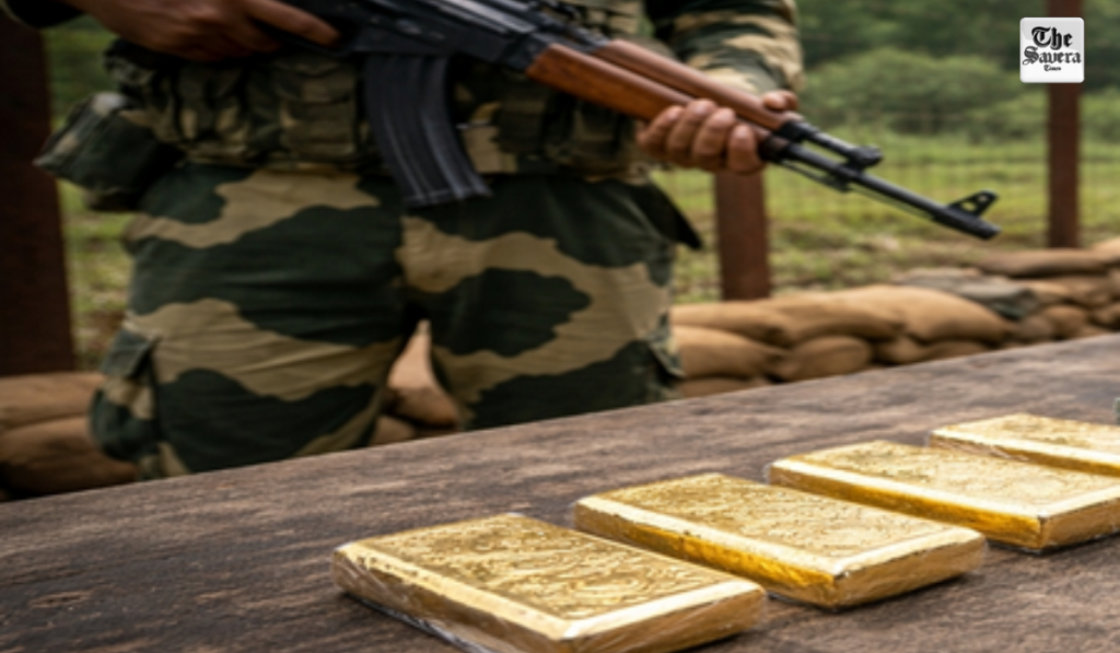 BSF arrests 2 smugglers along India-B'desh border, seizes gold valued at over Rs 67 lakh