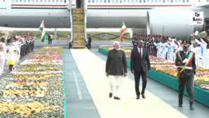 PM Modi Arrives in Addis Ababa, Gets Warm Welcome