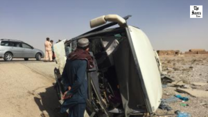 Five killed, 44 injured as bus overturns in Afghanistan’s Baghlan