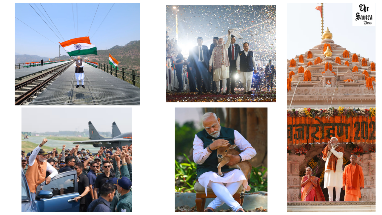 PM Modi’s 2025 Moments: From Op Sindoor to Ram Mandir Flag