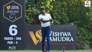 Thangaraja Leads Vishwa Samudra Open After Day Two