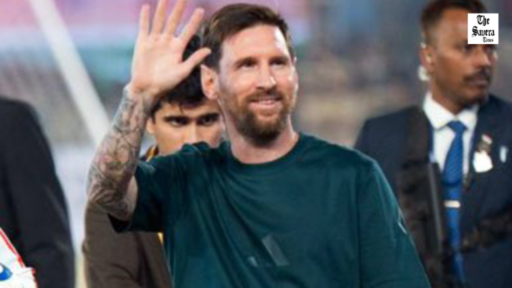 Messi Arrives in Mumbai for Third Pit Stop of GOAT India Tour