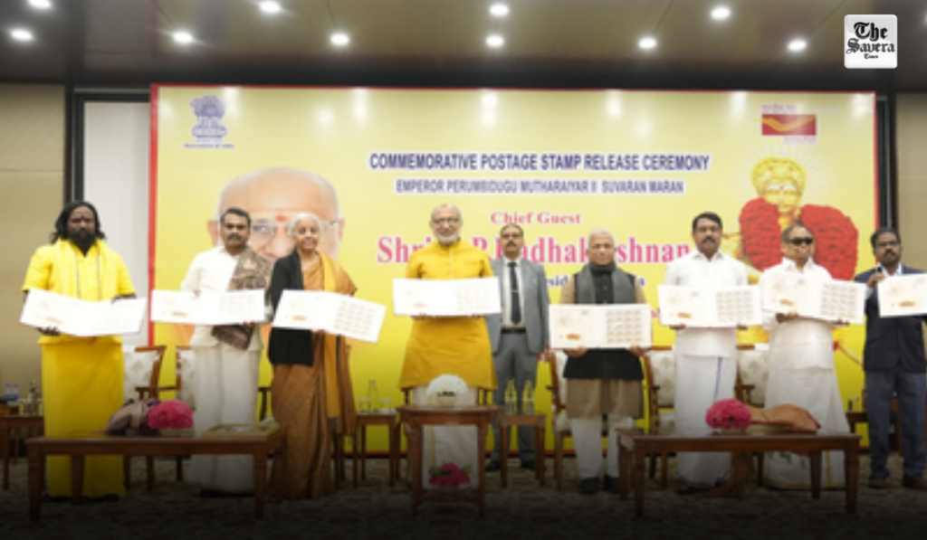 VP Releases Commemorative Stamp Honouring Emperor Perumbidugu Mutharaiyar II