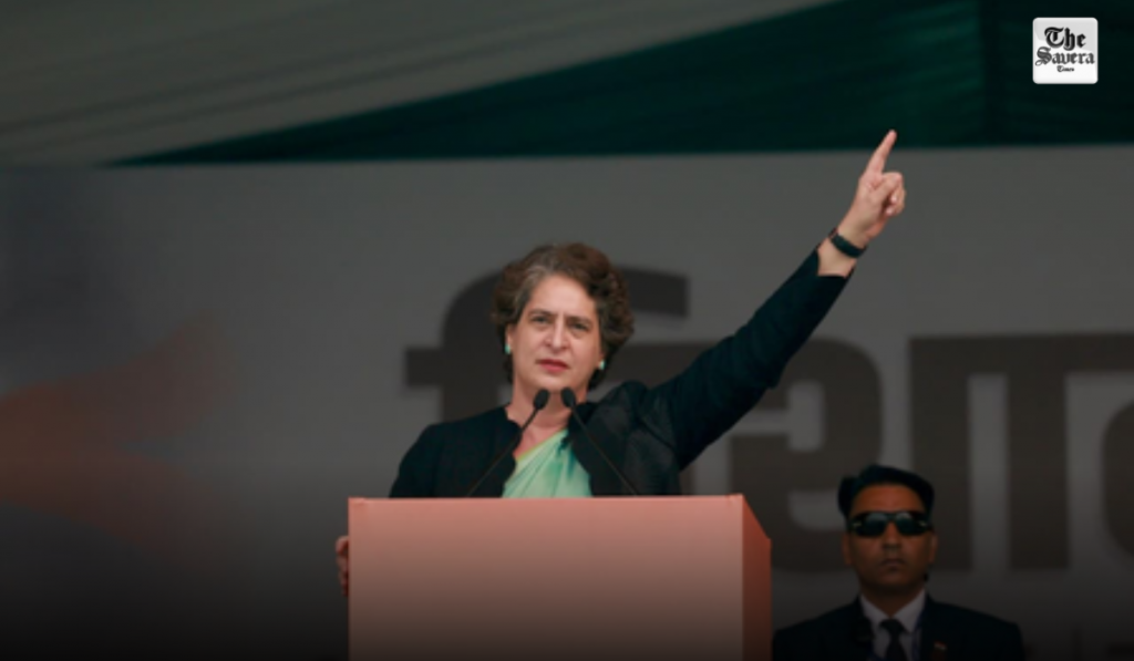 Priyanka Gandhi Alleges ‘Vote Chori’, Challenges BJP on Ballot Paper Elections