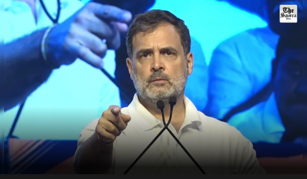 Rahul Gandhi Reiterates ‘Vote Chori’ Allegations at Congress Rally in Delhi