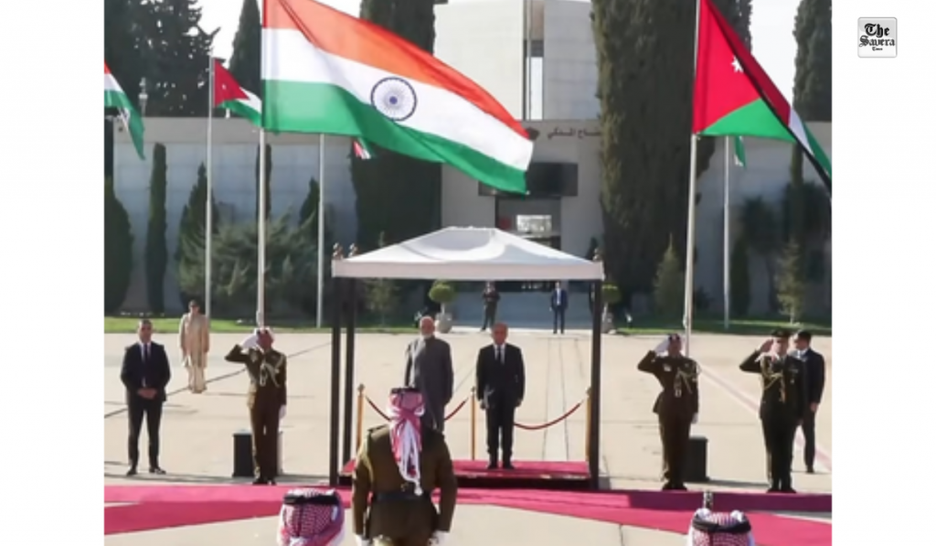PM Modi Arrives in Jordan, Begins Three-Nation Tour
