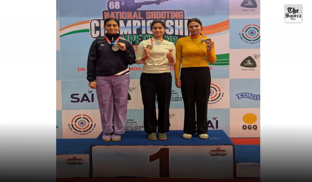 Manu Bhaker, Simranpreet Kaur Brar Win Gold at 68th National Shooting Championships