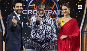 Actor Kartik Aaryan Question to Amitabh Bachchan if Jaya knows his cell phone password