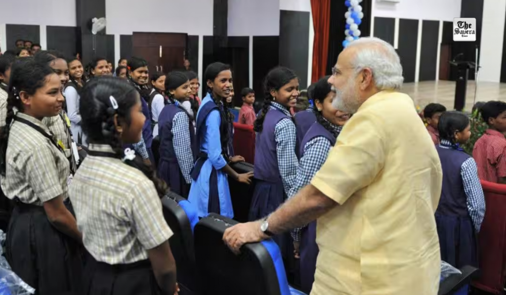 PM Modi Meets Assam Students on the waves of the Brahmputra