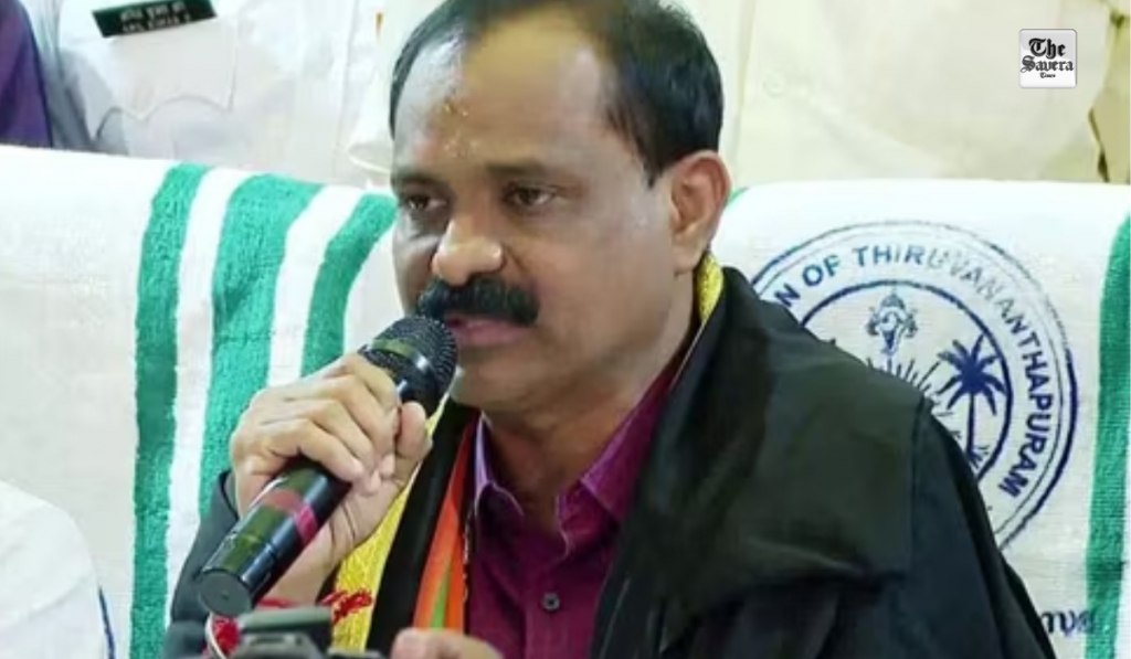 BJP Creates History: VV Rajesh Elected Thiruvananthapuram Mayor
