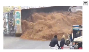 Rampur tragedy on camera: Overloaded truck flips over, completely flattens car; 1 killed