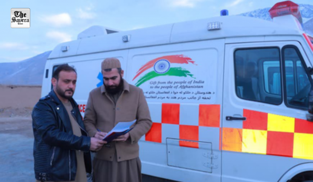 India Donates 6 Advanced Ambulances to Afghanistan