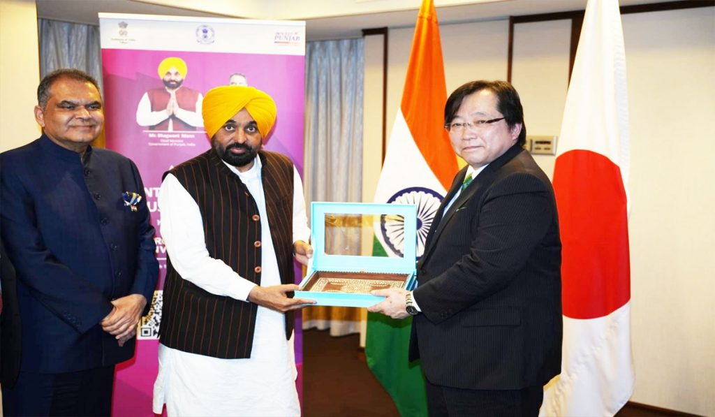 On Japan Visit, Punjab CM Bhagwant Mann Meets JBIC Senior Director to Push Investment Ties
