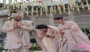 An emotional Kartik Aaryan says ‘you’ll always be my little sister’ after seeing Kritika as a bride