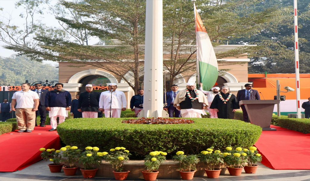 Kharge, Sonia and Rahul Gandhi lead Congress 140th Foundation Day flag hoisting event in Delhi