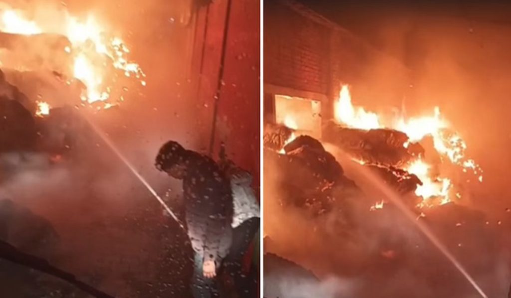 panipat factory fire
