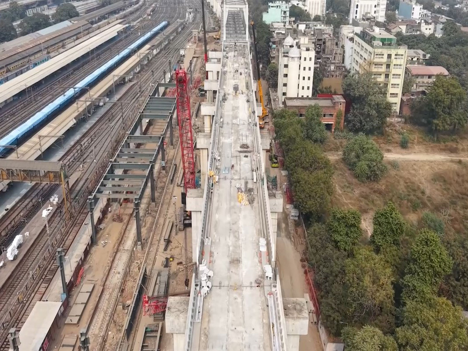 100 m long ‘Make in India’ steel bridge completed in Ahmedabad for Mumbai-Ahmedabad Bullet train project