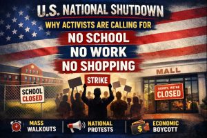 US National Shutdown: Why Activists Are Calling for “No School, No Work, No Shopping”