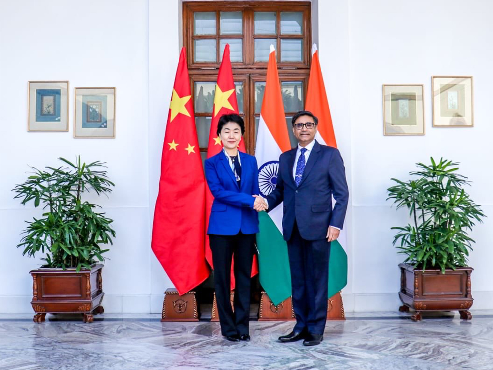 Foreign Secretary Vikram Misri meets CCP Vice Minister Sun Haiyan of the International Department