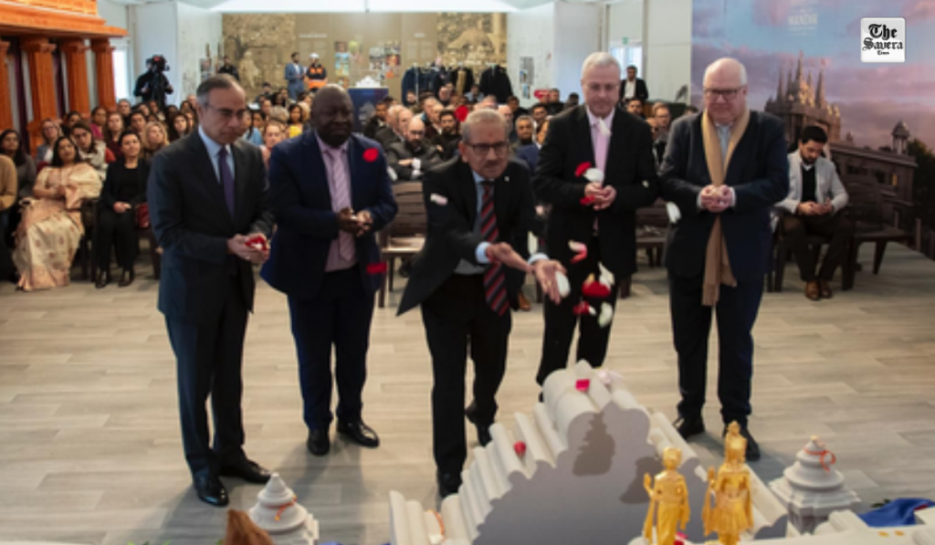 BAPS dispatches first sacred stones from India for France’s 1st traditional Hindu Mandir