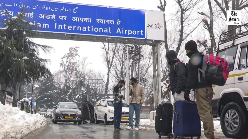 Srinagar Airport Flights Cancelled Due to Heavy Snow