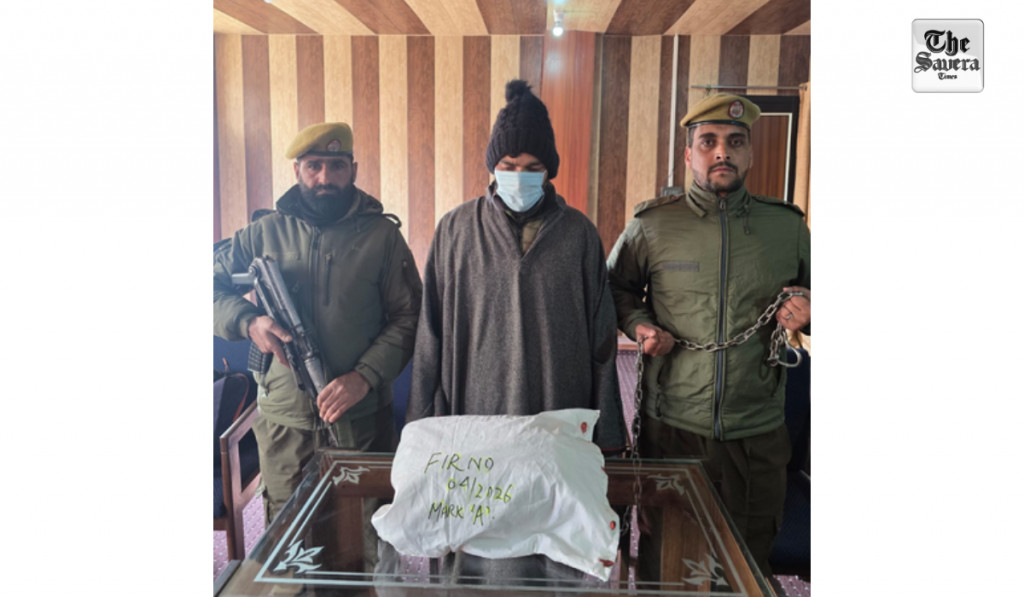 J&K Police recover 4.5 kg charas in Pulwama; one arrested