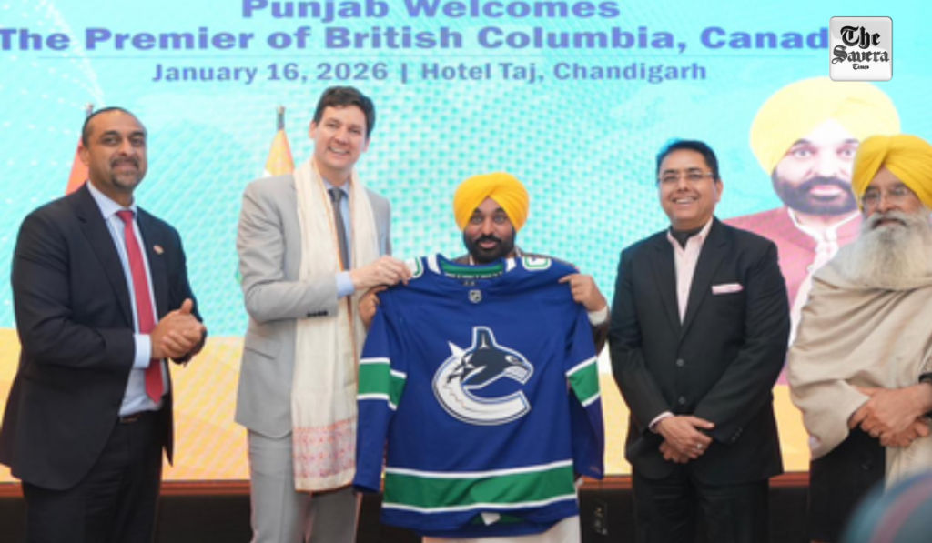 Punjab CM Bhagwant Mann Calls for Stronger Trade Ties with Canada, British Columbia