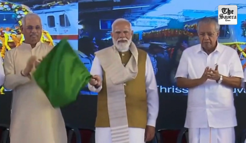 PM Modi flags off three new Amrit Bharat Express trains from Thiruvananthapuram