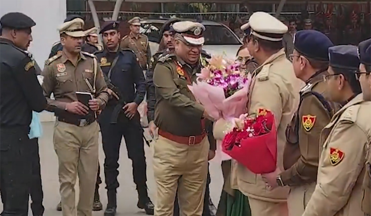 Haryana’s new DGP Ajay Singhal receives Guard of Honour at Panchkula