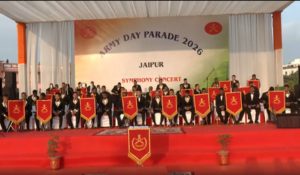 Apache, Prachand helicopters’ impressive show during Army Day parade rehearsal in Jaipur