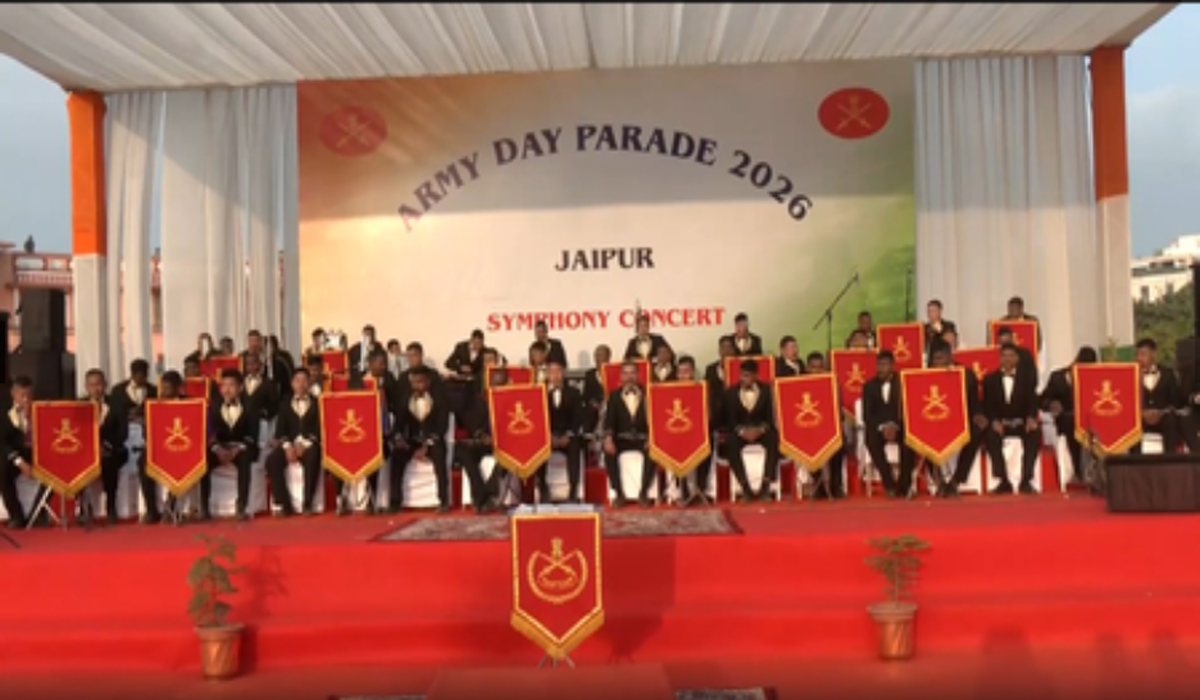 Apache, Prachand helicopters’ impressive show during Army Day parade rehearsal in Jaipur