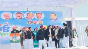 Congress Shows Unity, Rallies Against BJP at Guruharsahai MNREGA Event