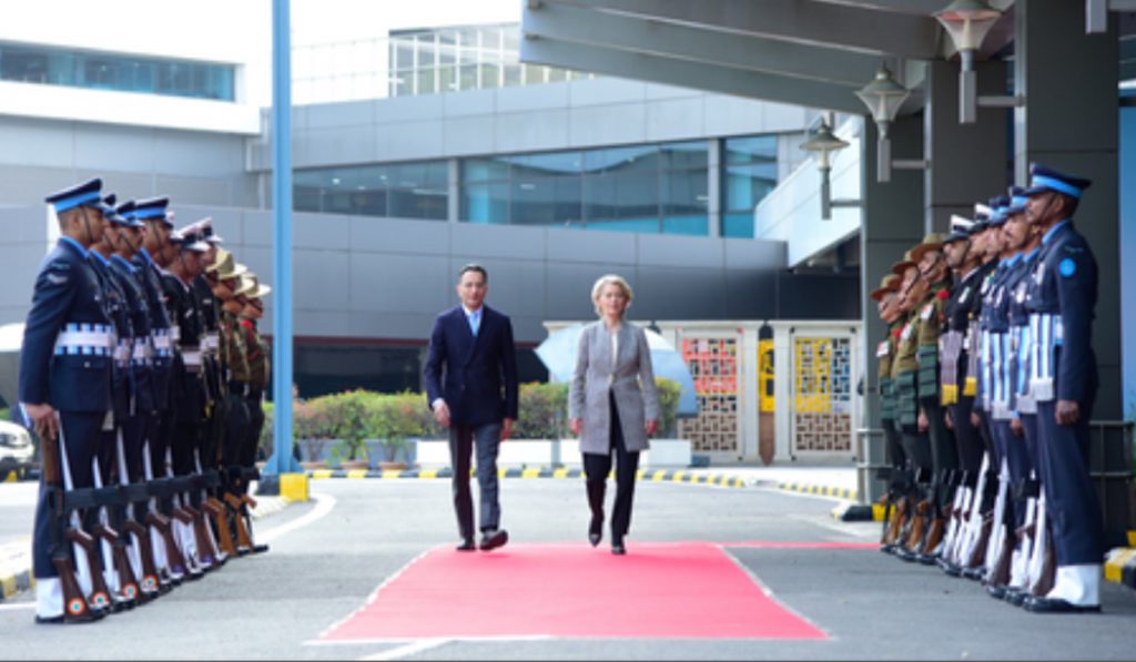Ursula von der Leyen Arrives in India for Republic Day