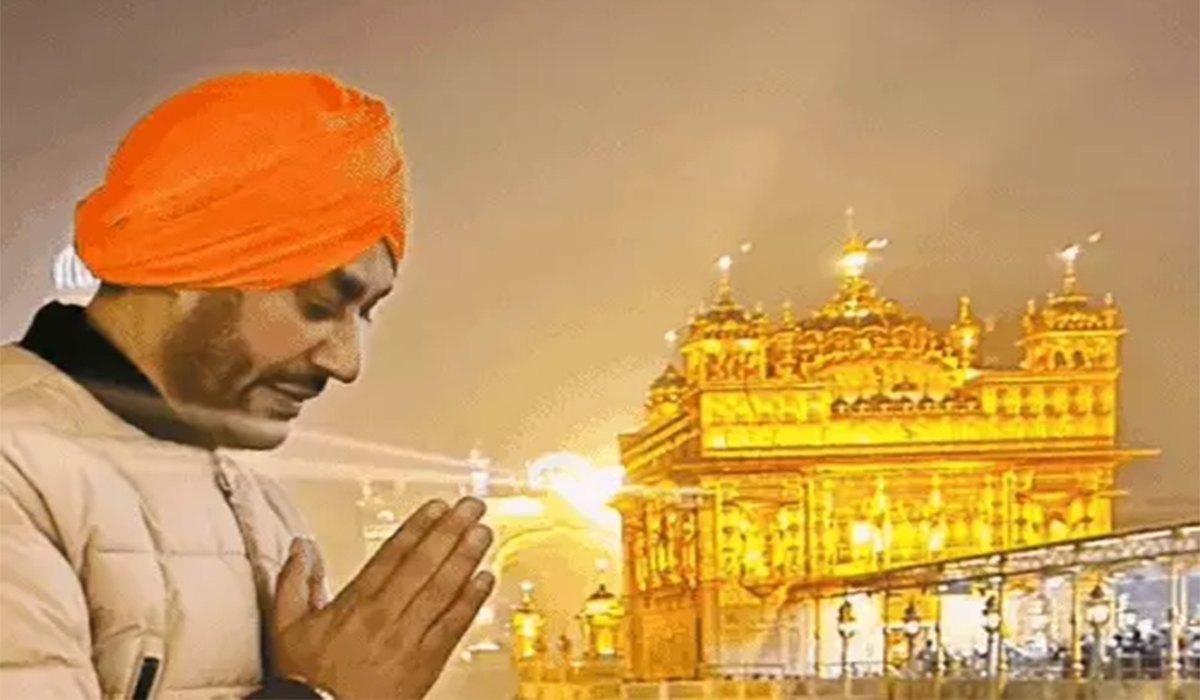 Punjabi singer Harbhajan Mann in Amritsar, paid respects at Sachkhand Sri Darbar Sahib