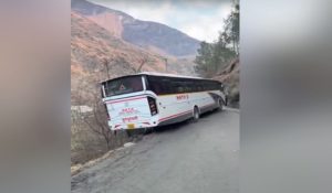 Himachal Pradesh: Bus goes out of control; tourists narrowly escaped