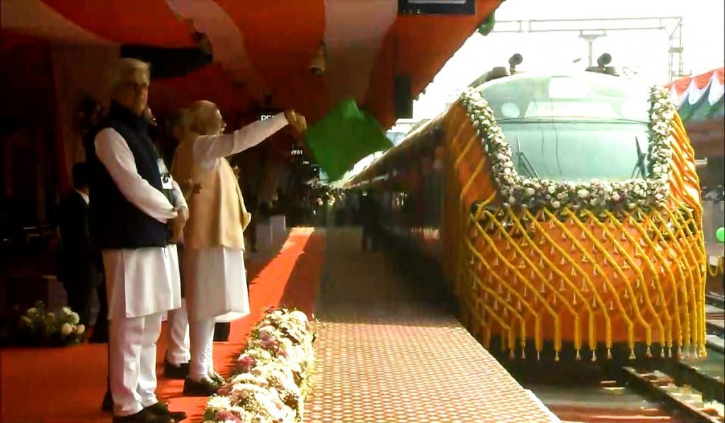 PM Modi Launches India’s First Vande Bharat Sleeper Train From Malda