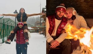 Sara Ali Khan Shares Snowy Vacation Moments with Brother Ibrahim Ali Khan