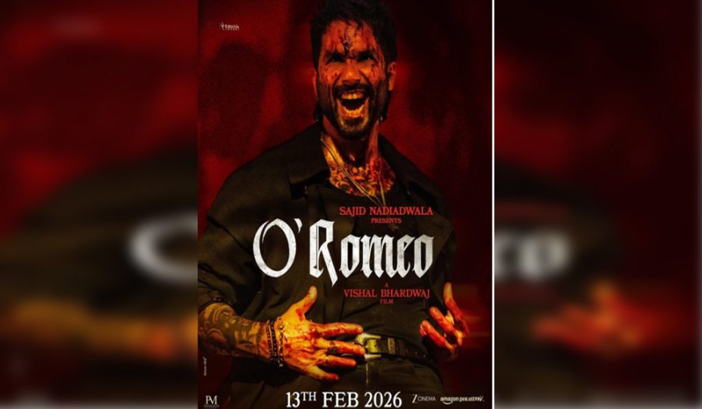 Shahid Kapoor’s First Look as ‘Romeo’ Revealed