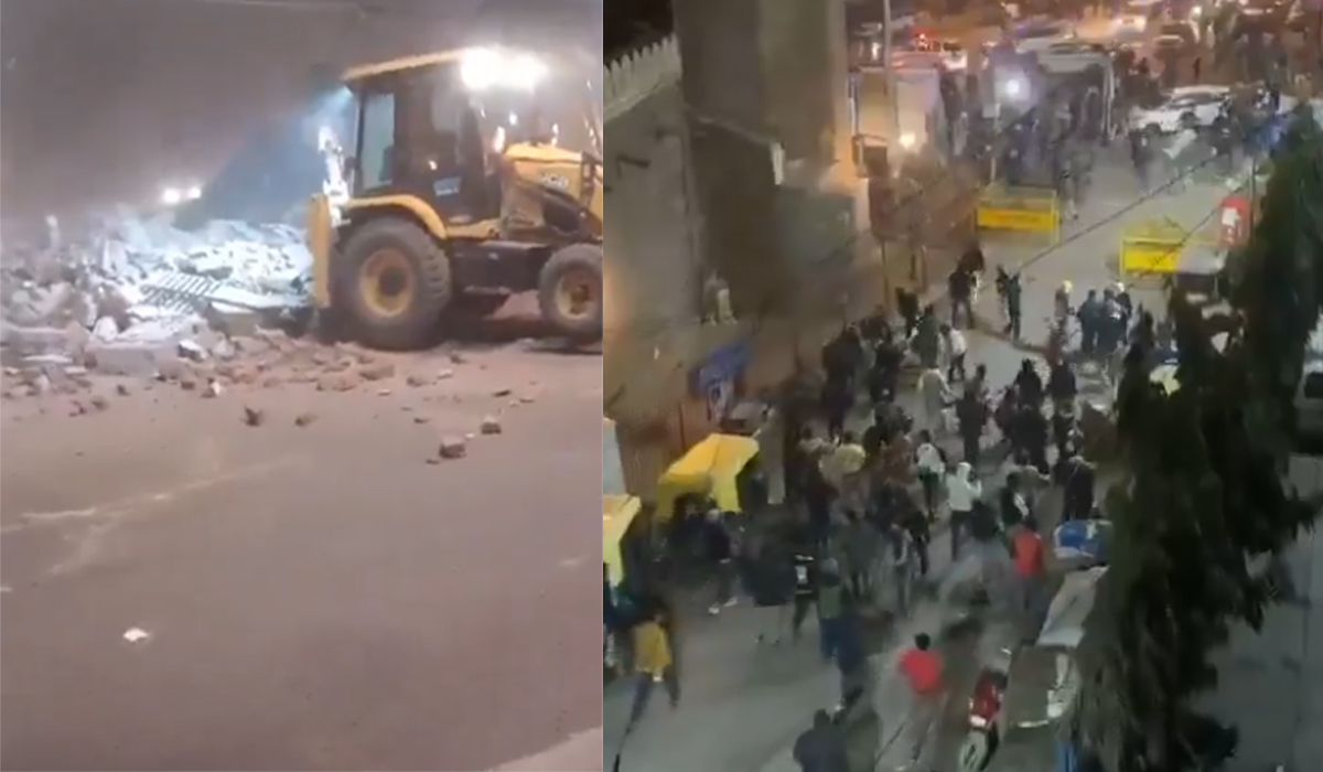 Tensions escalate during anti-encroachment drive near Old Delhi mosque, tear gas used